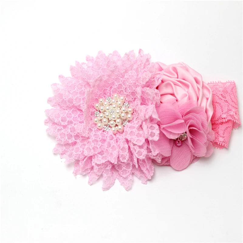 Bandeau Bebe Grosse Fleur — vue 4