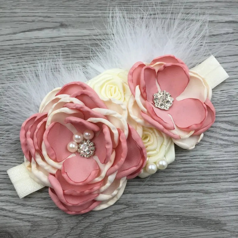Bandeau Bebe Grosse Fleur — vue 2