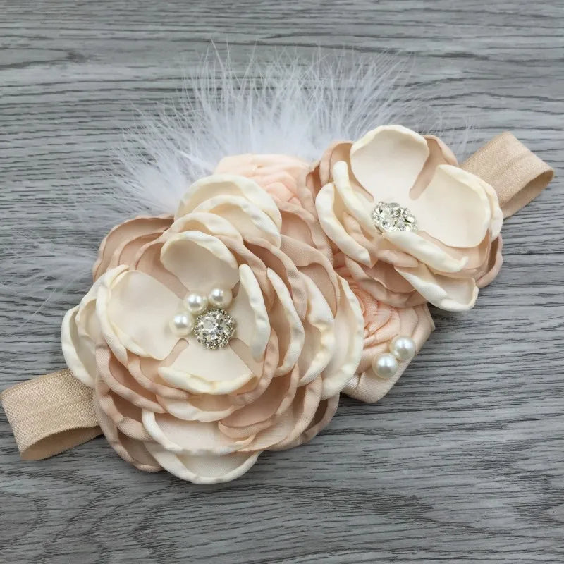 Bandeau Bebe Grosse Fleur — vue 7
