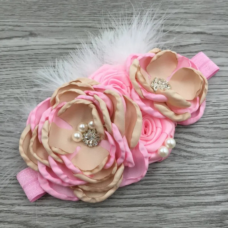Bandeau Bebe Grosse Fleur — vue 8