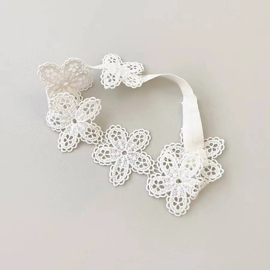 Bandeau Blanc Bebe Ceremonie — vue 9